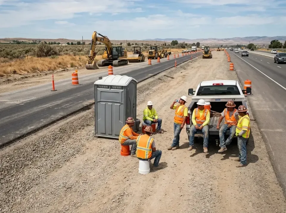 highway-road-construction-crew-007 — frequently asked questions, Porta Potty and Restroom Rentals in Gibson, AR